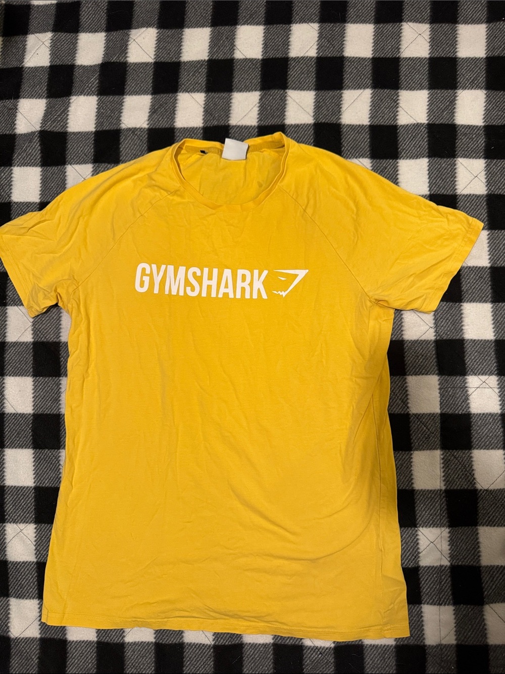 Gymshark Men’s Bright Yellow Logo Tee